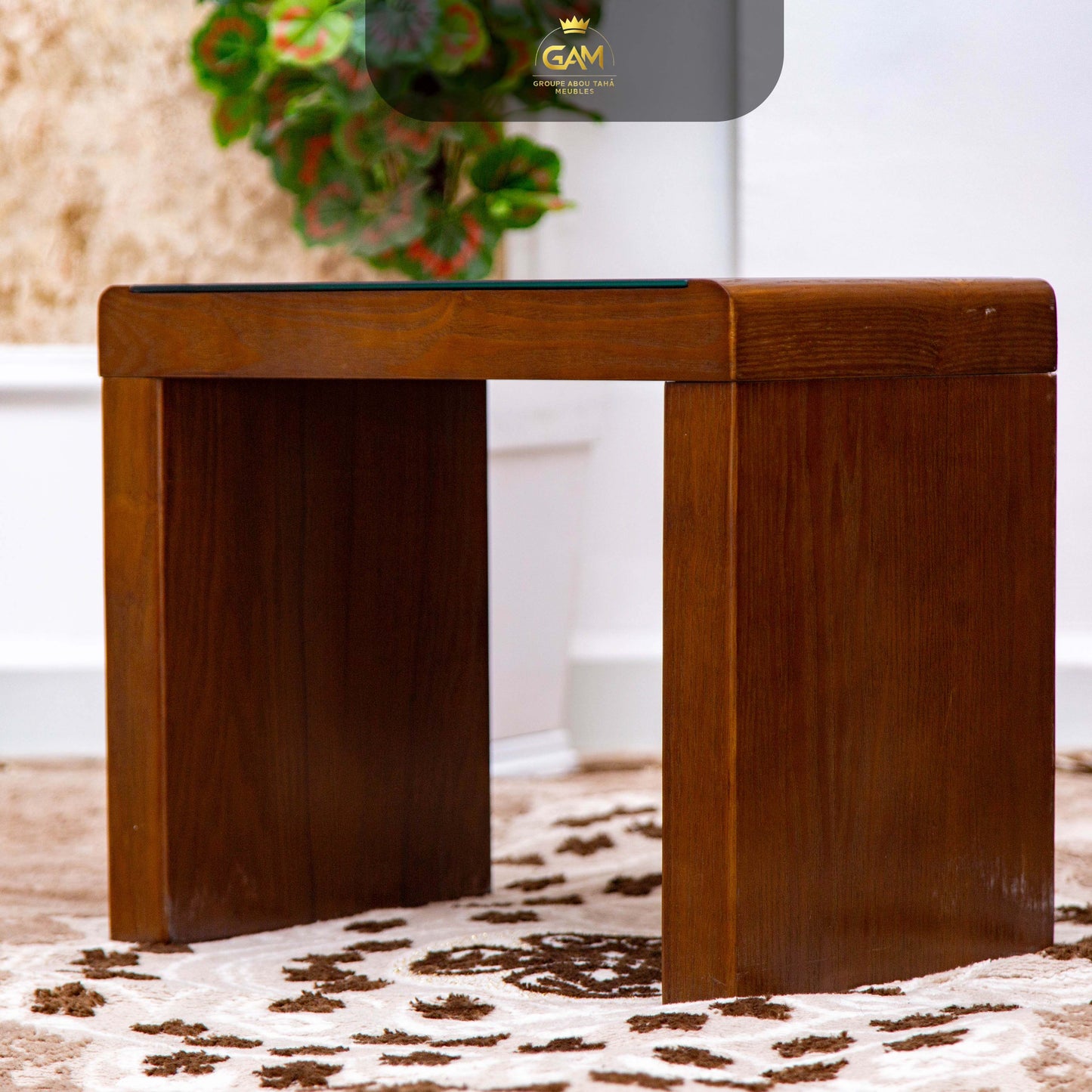 TABLE JIGONE 3 PIÈCES HÊTRE CARRÉ