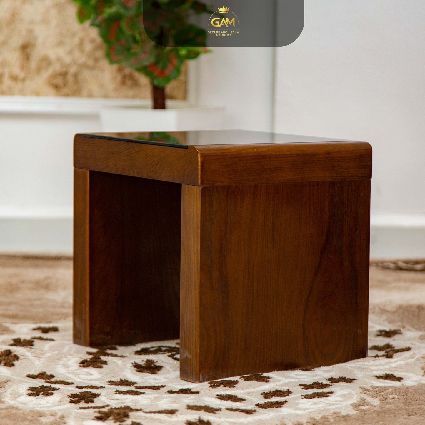 TABLE JIGONE 3 PIÈCES HÊTRE CARRÉ