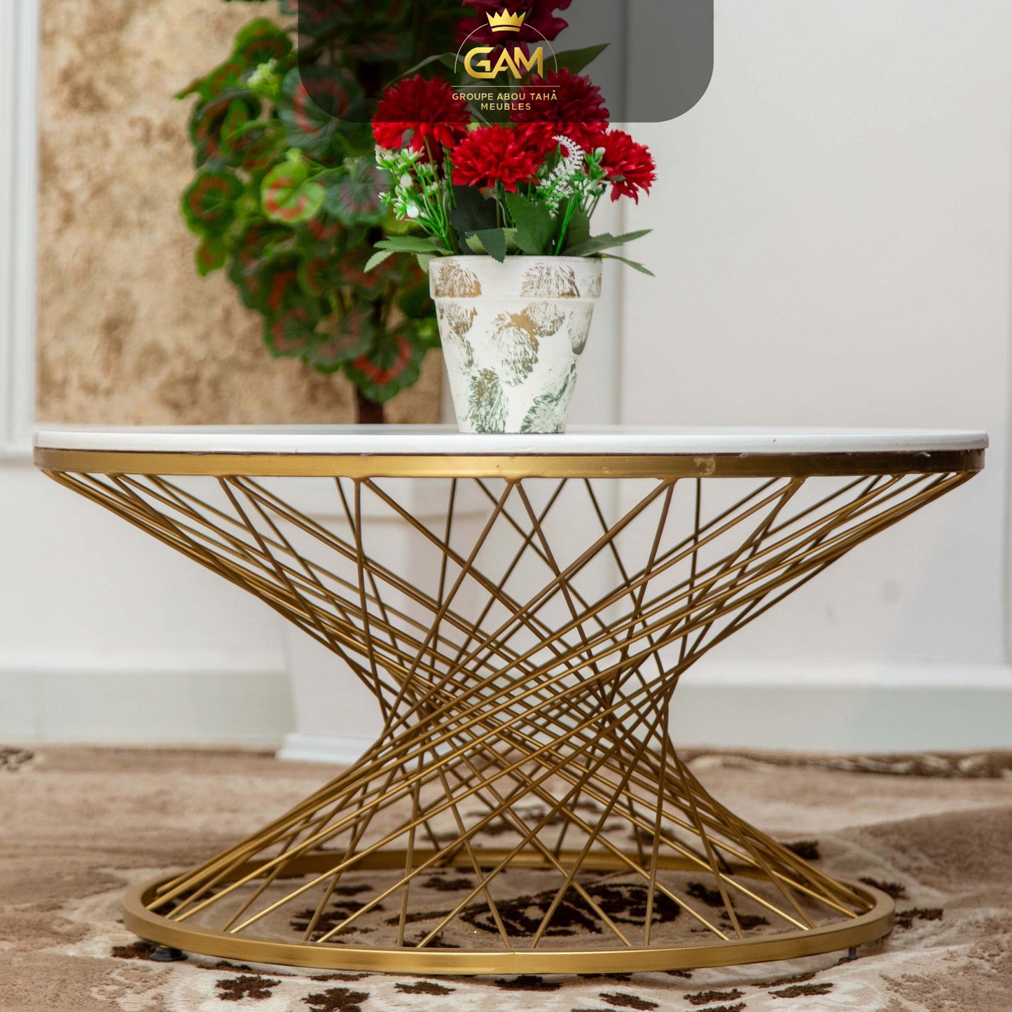 TABLE BASSE 1 PIÈCE MÉTAL CHEBKA