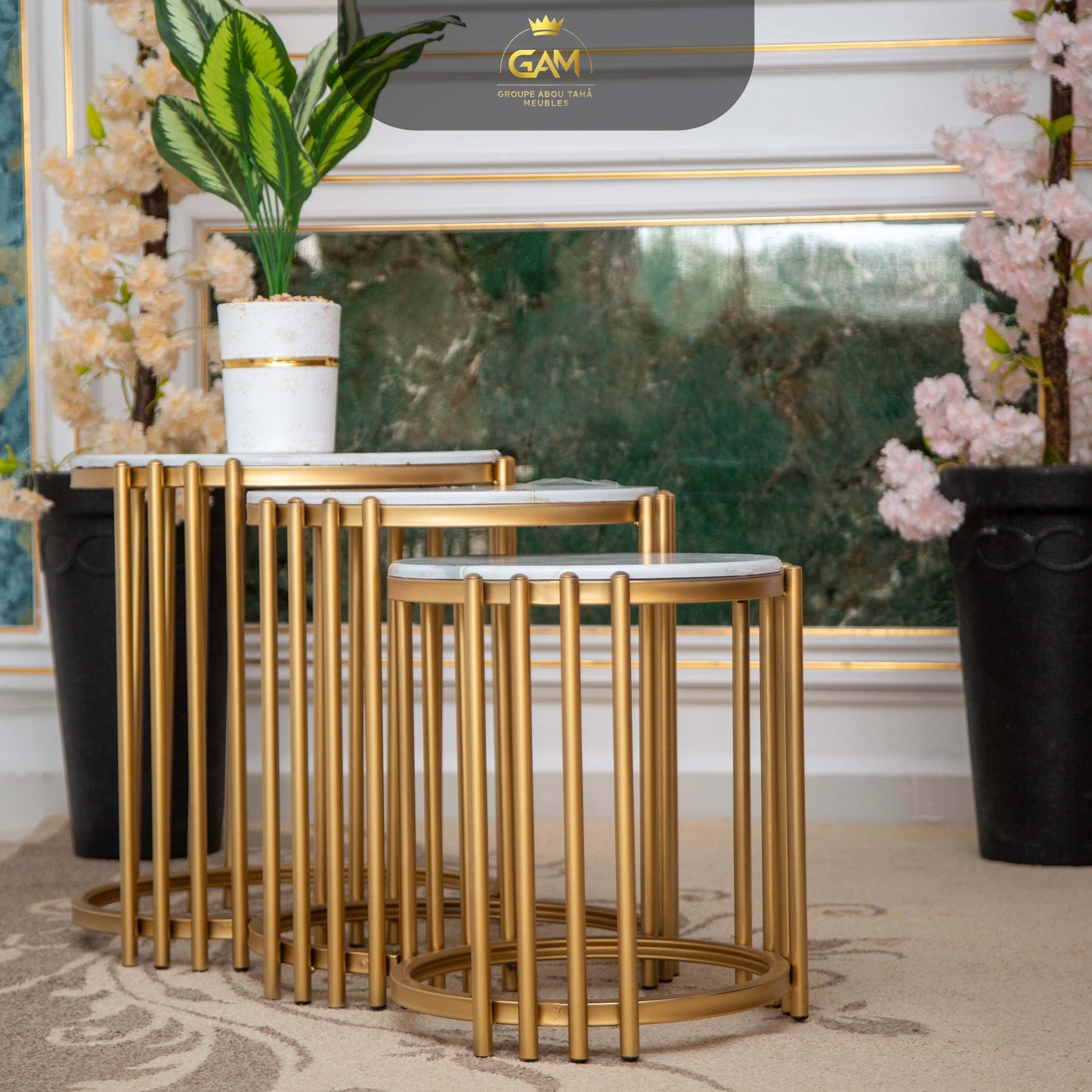 TABLE JIGONE 3 PIÈCES 4 BAGIT