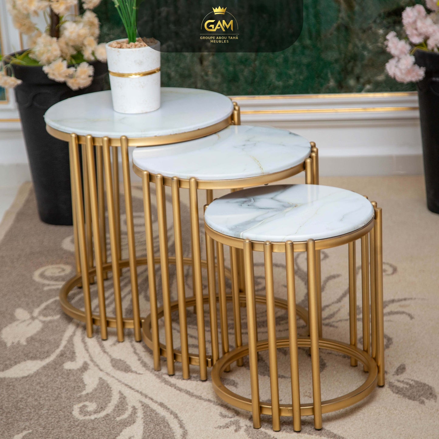 TABLE JIGONE 3 PIÈCES 4 BAGIT