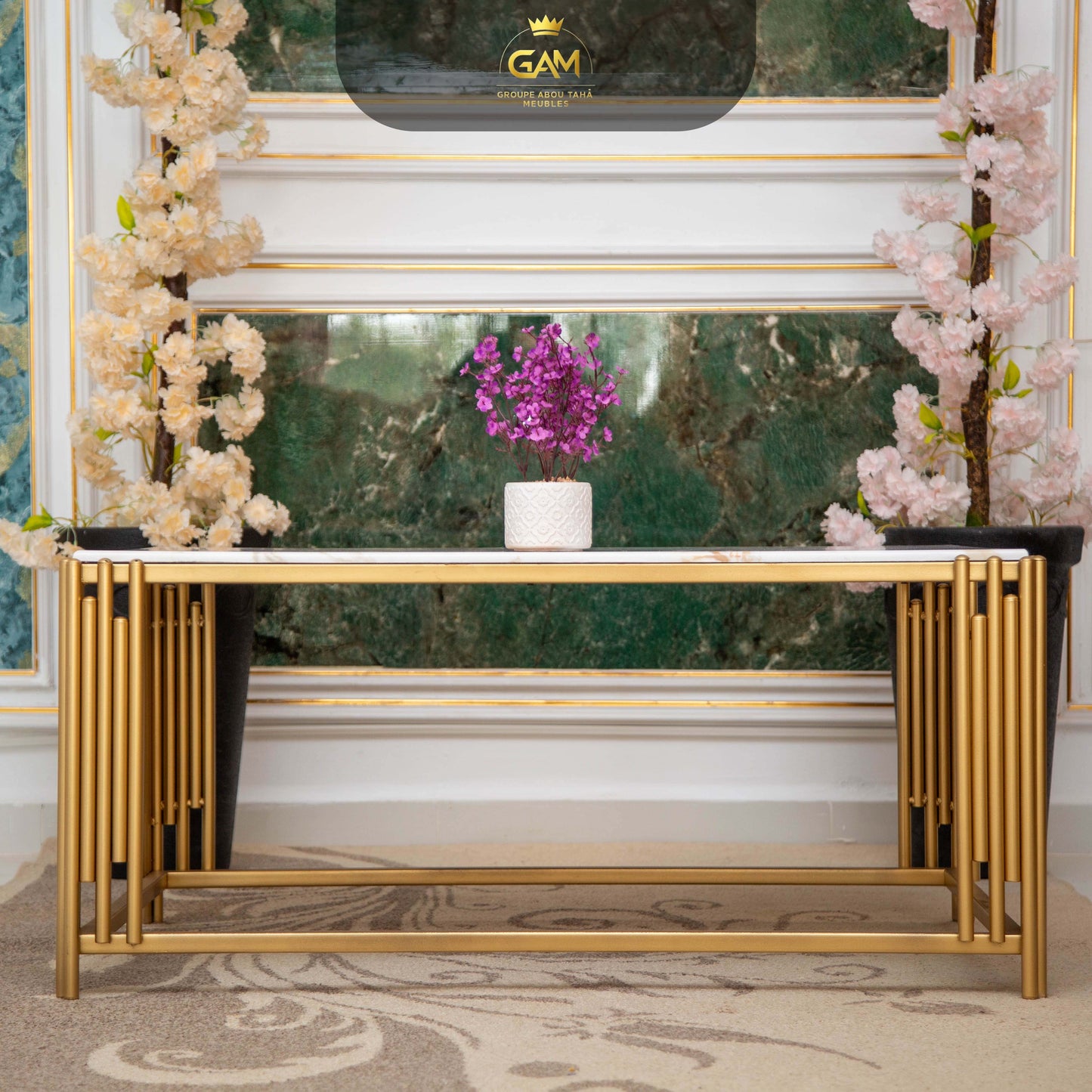 TABLE BASSE 1 PIÈCES CARRÉ MÉTAL BAGIT