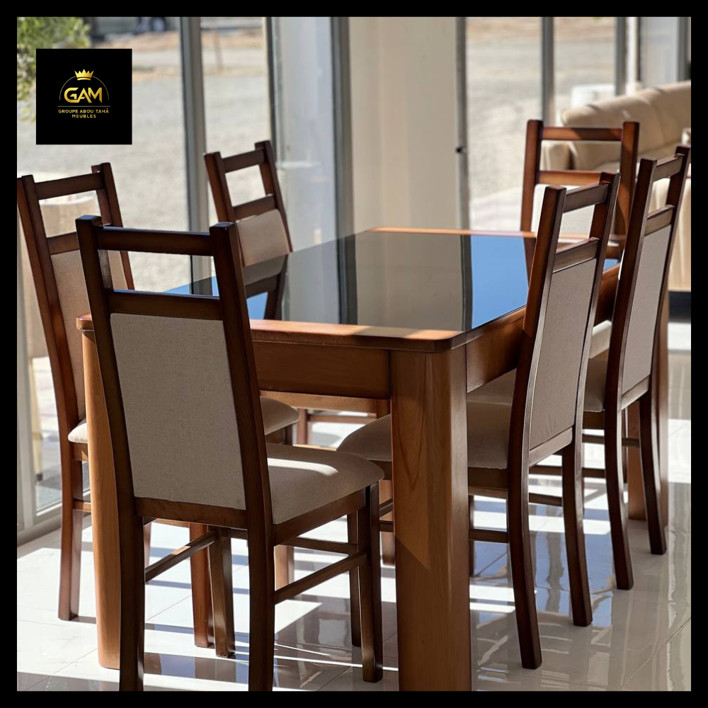 table à manger 6 chaises - hetre