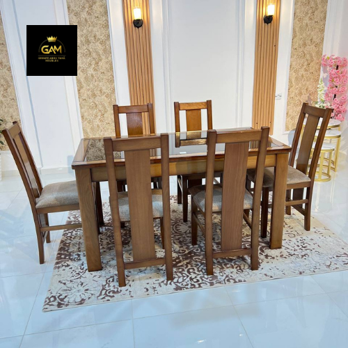TABLE À MANGER 6 CHAISES CARRÉ HÊTRE 7