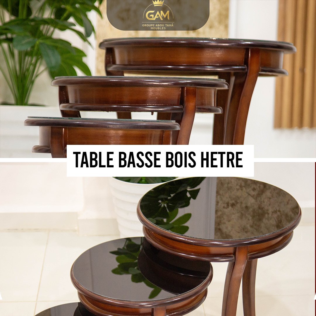 TABLE BASSE BOIS HETRE