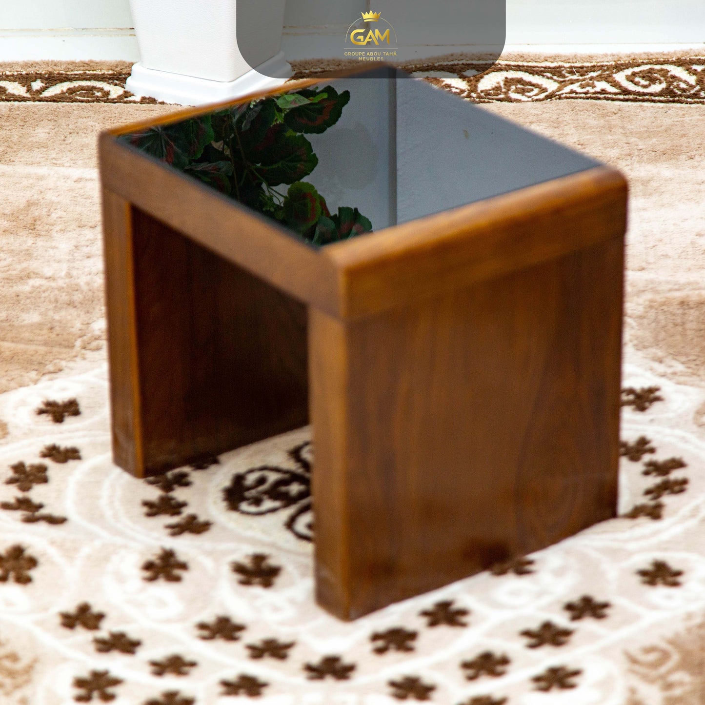 TABLE JIGONE 3 PIÈCES HÊTRE CARRÉ