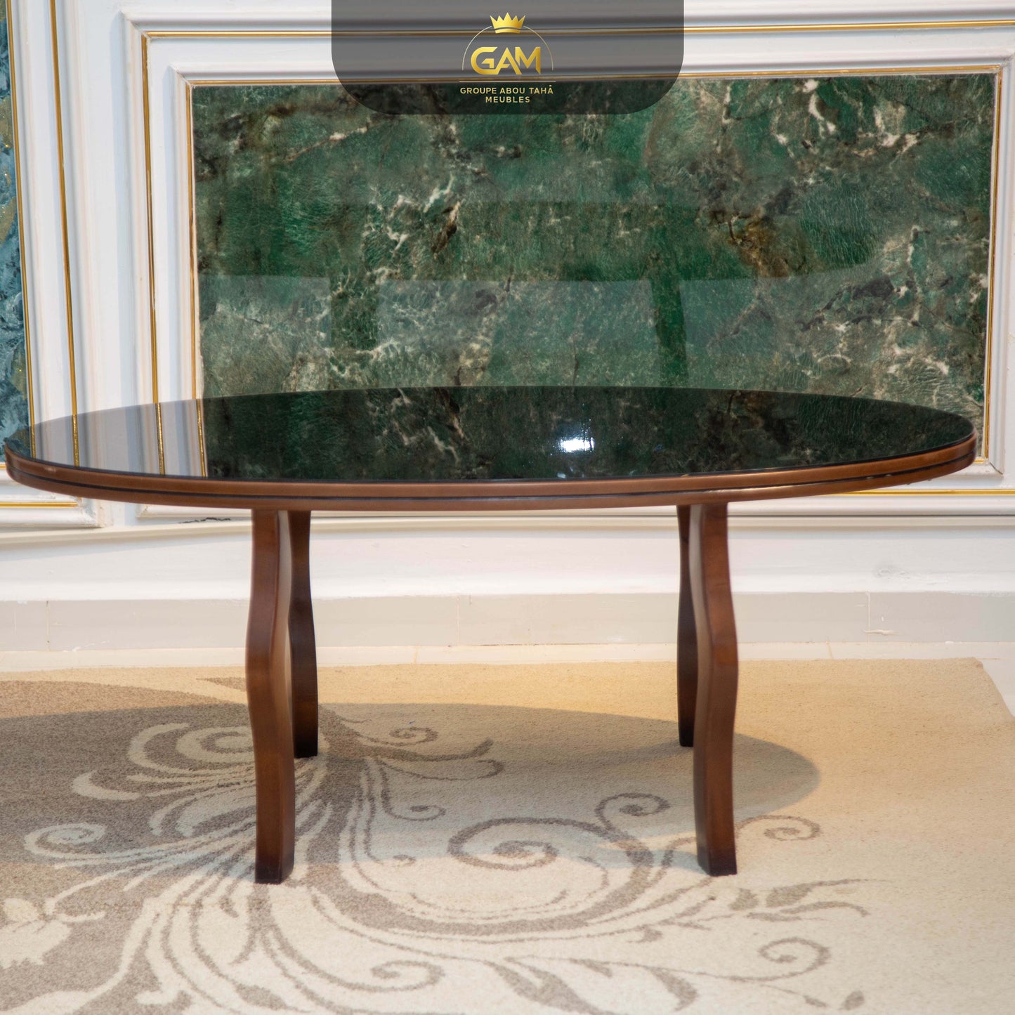 TABLE BASSE 3 PIÈCES HÊTRE OVALE