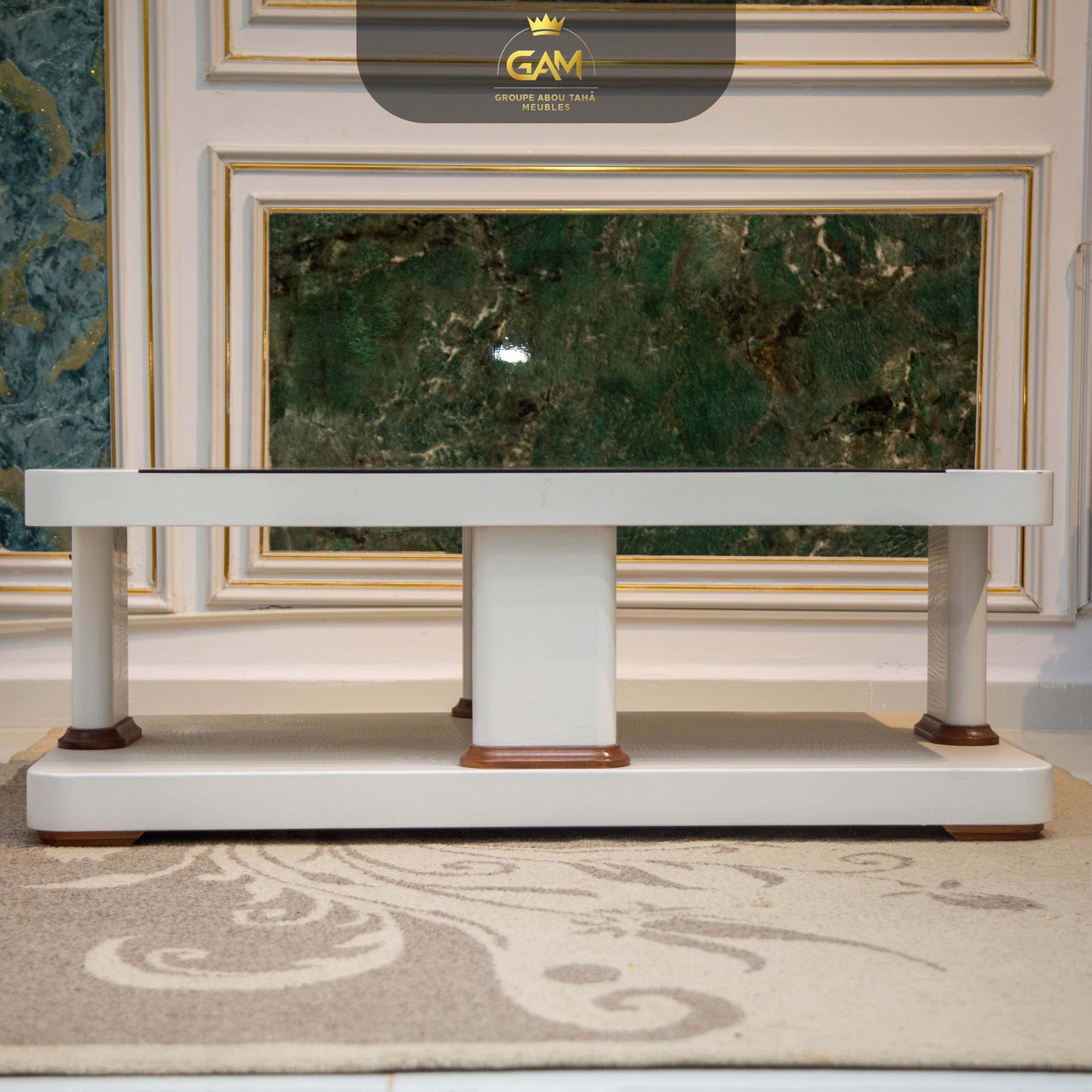 TABLE BASSE 1 PIÈCE HÊTRE 2 ÉTAGES