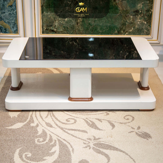 TABLE BASSE 1 PIÈCE HÊTRE 2 ÉTAGES