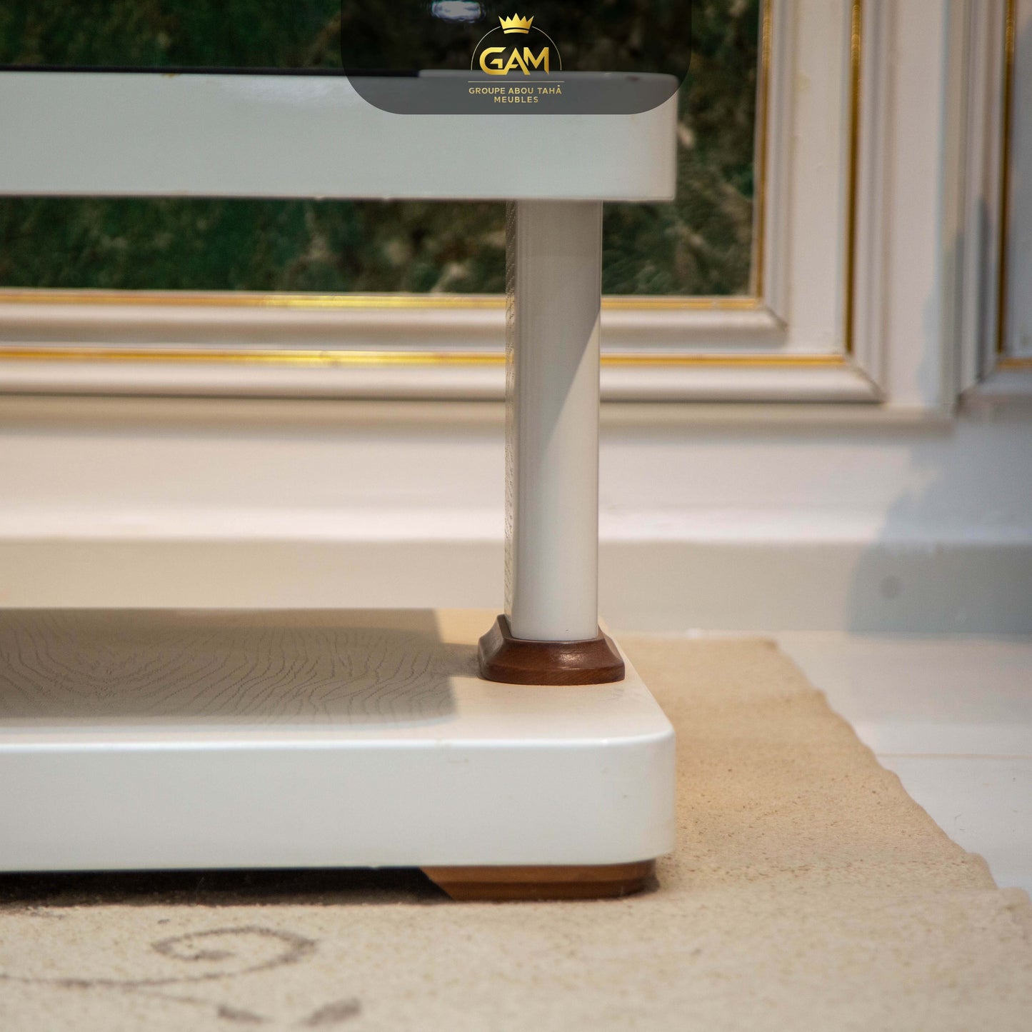 TABLE BASSE 1 PIÈCE HÊTRE 2 ÉTAGES