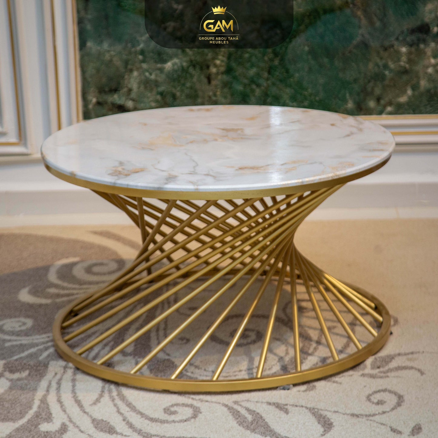 TABLE BASSE 1 PIÈCE MÉTAL RYACHA