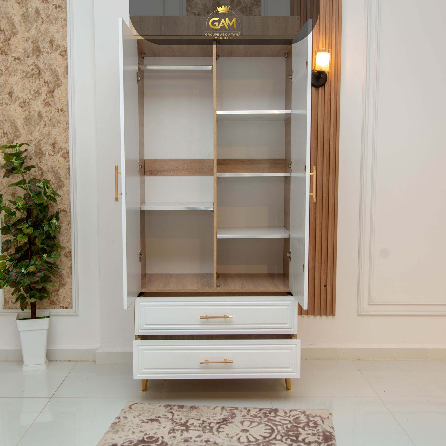 ARMOIRE 2 PORTES LOULOUA