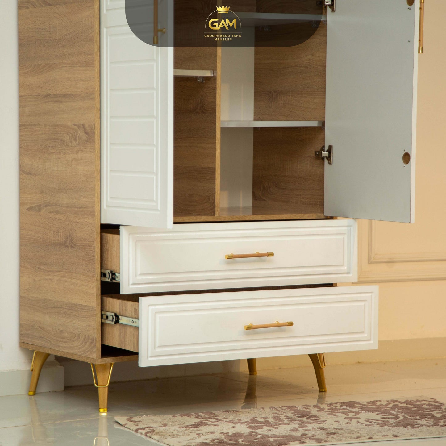 ARMOIRE 2 PORTES LOULOUA