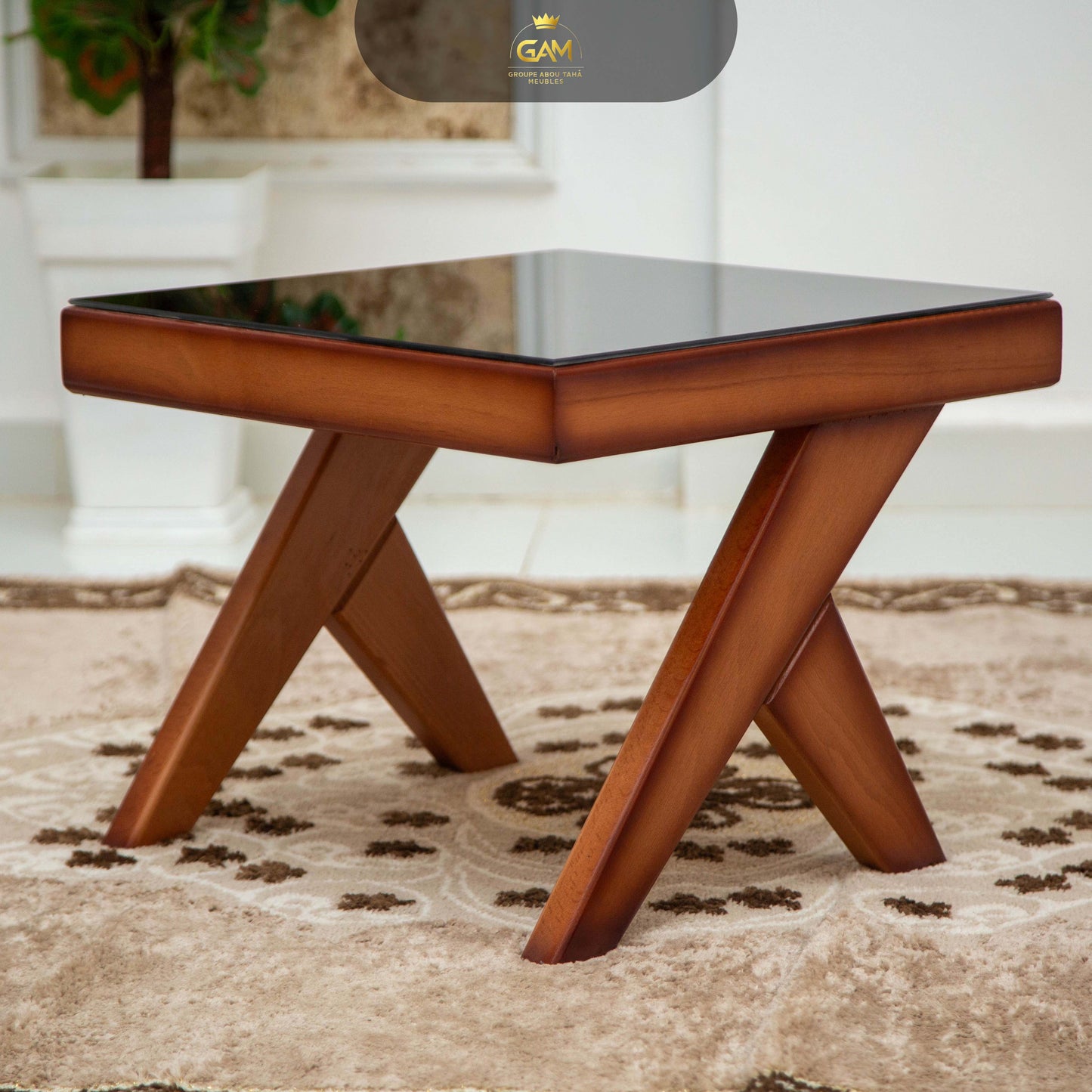 TABLE BASSE Y 3PIÈCES HÊTRE