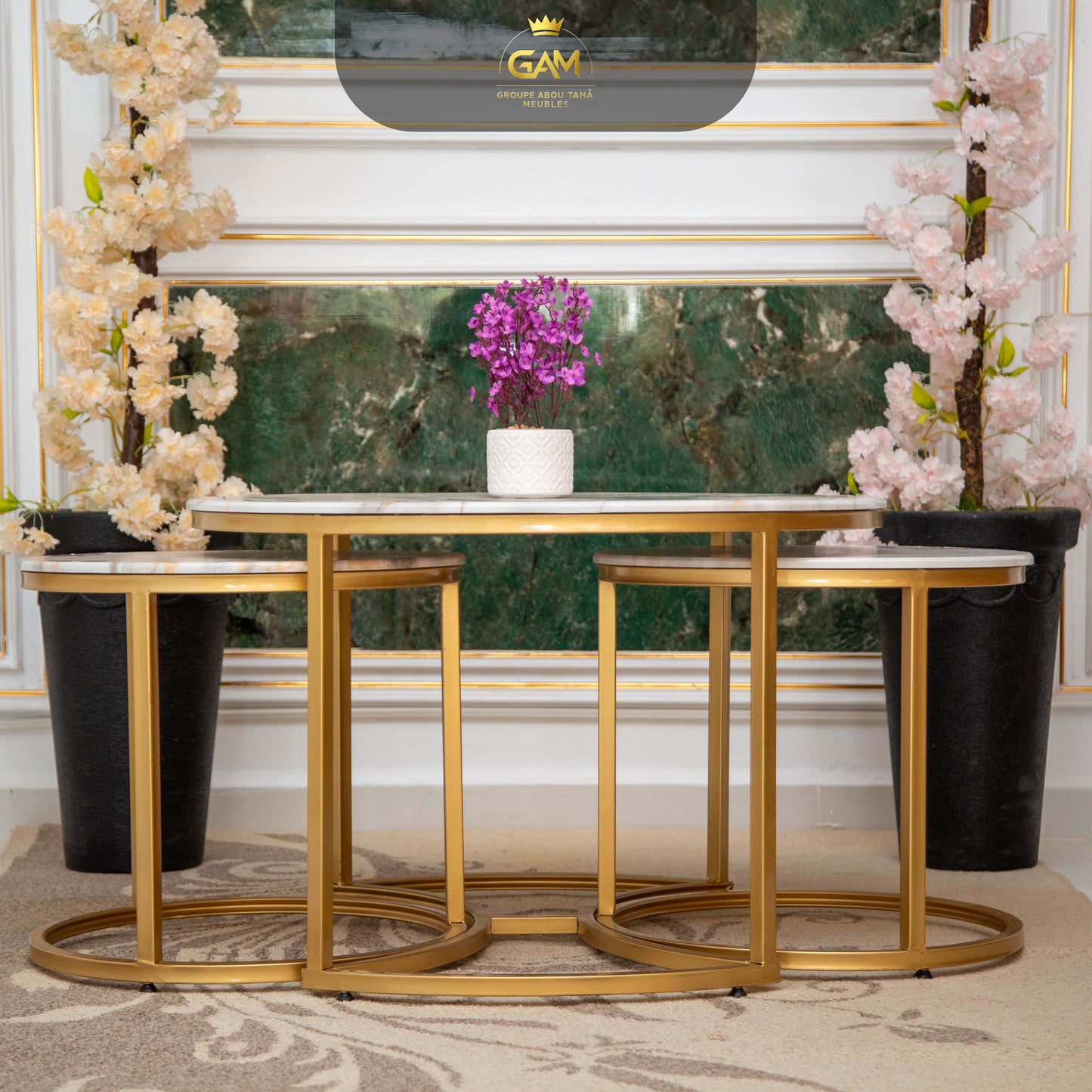 TABLE BASSE 3 PIÈCES HILAL