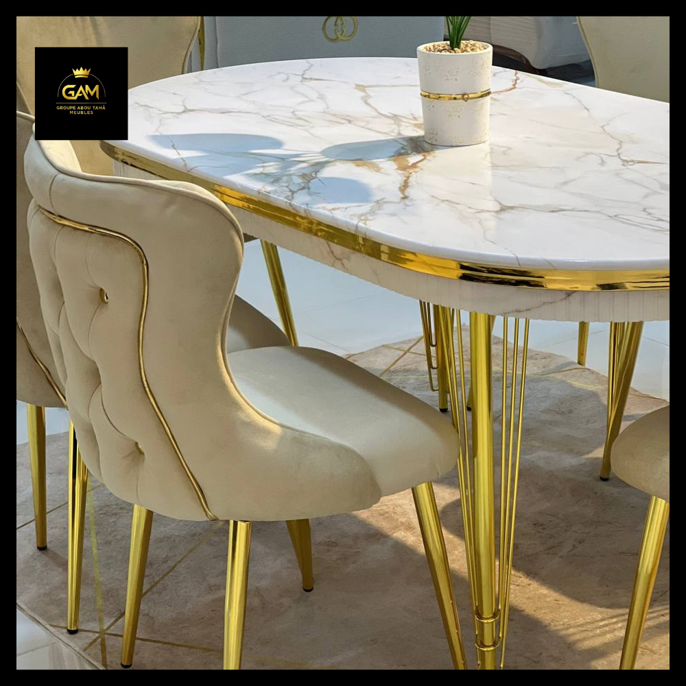 Table à manger 6 chaises -Importé