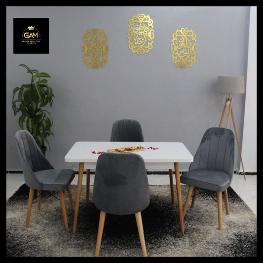table à manger 4 chaises - sokl hetre