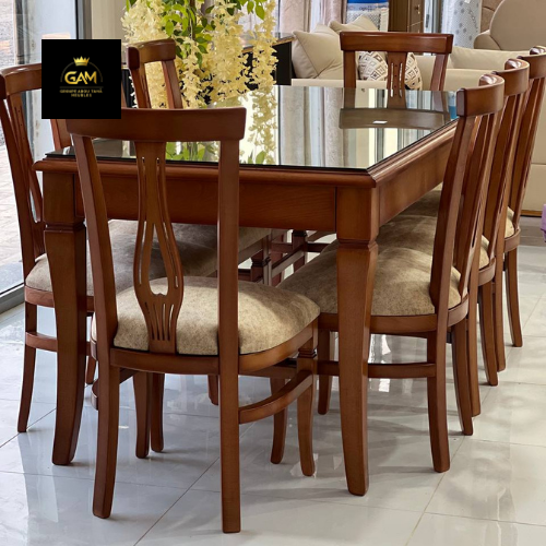 TABLE À MANGER 8 CHAISES HÊTRE