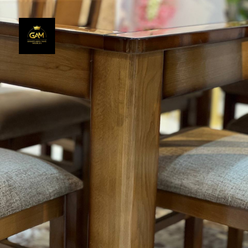 TABLE À MANGER 6 CHAISES CARRÉ HÊTRE 7