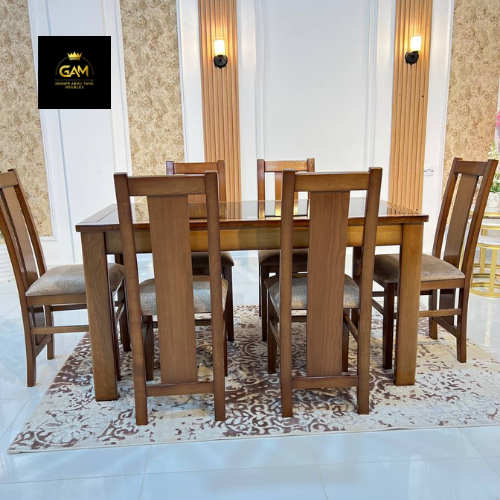 TABLE À MANGER 6 CHAISES CARRÉ HÊTRE 7