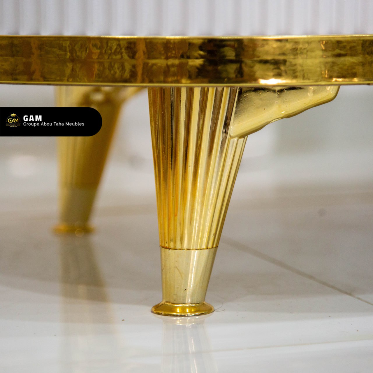 TABLE BASSE 2 TIROIRS MDF