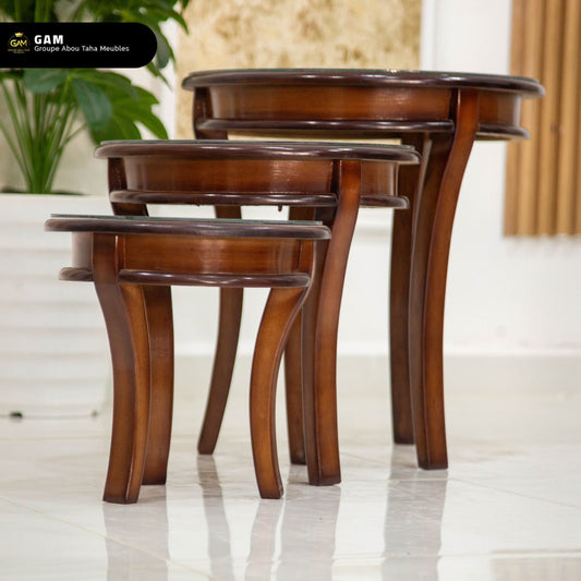 TABLE JIGON ROND HÊTRE