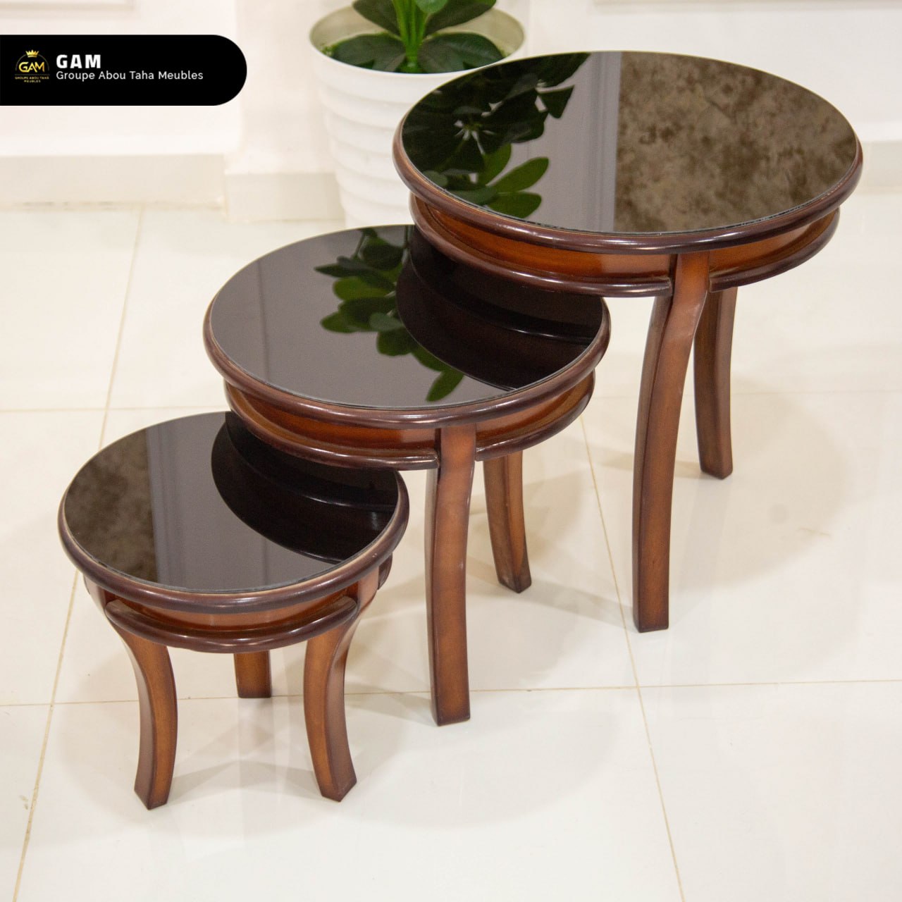 TABLE JIGON ROND HÊTRE