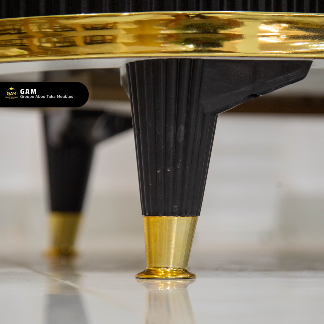 TABLE BASSE 2 TIROIRS MDF